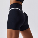 Yüksek Bel Spor Şort